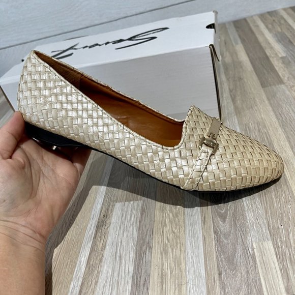 Seven7 Pearl Gigi Woven Buckle Flats - Picture 2 of 7